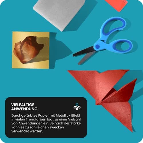 Netuno 10x feuilles de papier cuivre nacré 125g A4 210x297mm Sirio Pearl Copperplate papier de haute qualité pour mariage anniversaire Noël invitations diplômes cartes de vœux scrapbooking bricolage