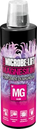Microbe-Lift Magnésium - 473 ML - Supplément de magnésium très Pur pour Les coraux dans Les Aquariums d'eau de mer, favorise Une Croissance Saine et la stabilité de l'écosystème.