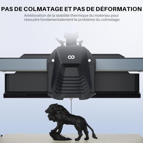 ELEGOO Filament PLA+ 1.75mm Transparente 1KG, Filament pour Imprimante 3D Précision Dimensionnelle +/- 0.02mm Bobine de Carton Filament d'Impression 3D Convient à la plupart des Imprimantes 3D FDM