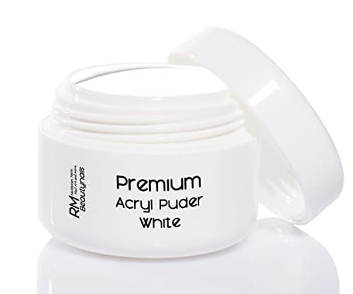 Poudre acrylique 20 g - Blanc French - Pour nail art - Qualité studio - 1 x 20 g (1 paquet)