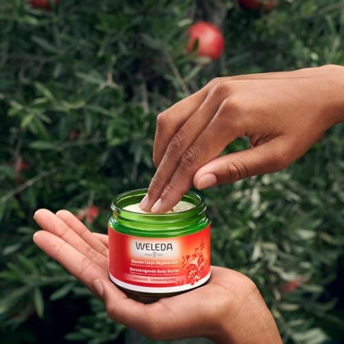 WELEDA - Baume corps régénérant à la Grenade - Améliore l'élasticité - peaux sèches à très sèches - NATRUE* - Vegan** - 150 ml