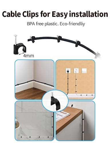 Lonnky Câble D'Extension 10 Mètre avec Prise Femelle 12V 5.5 mm x 2.1 mm, Compatible avec La Bande LED 12V (KSIPZE, Grovee), Caméra De Surveillance (TP-Link TAPO, Reolink)