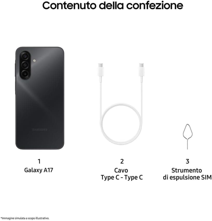 Samsung Galaxy A17 4G 128GB/4GB Double SIM Noir