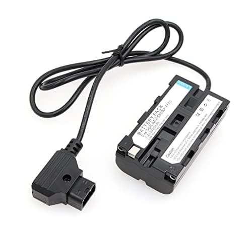 ZBLZGP D-tap NP-F970 Alimentation factice pour moniteur Atomos Shogun Ninja V Inferno