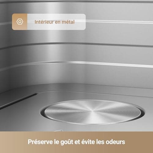 Dreame Mova AeroChef FD10 Pro Friteuse à air chaud, Effet Croustillant Rapide, Friteuse sans Huile, Grande Friteuse à Air Chaud de 6L, Double Système de Chauffage, 50 °C-230 °C, 11 Modes Préréglés
