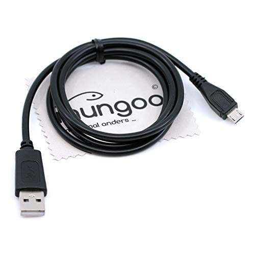 Câble de Charge USB Compatible avec Ultimate Ears UE Boom 2, Boom 3, Megaboom, Megaboom 3, Wonderboom, Wonderboom 2 Haut-Parleur Bluetooth Micro USB 1 m OTG avec Chiffon de Nettoyage d'écran Mungoo