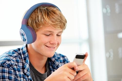 Lexibook - Disney Stitch - Casque Audio 2-en-1 Bluetooth & Filaire avec Micro et Bouton de contrôle, Pliable et Ajustable, Batterie Rechargeable Longue durée - HPBT010D