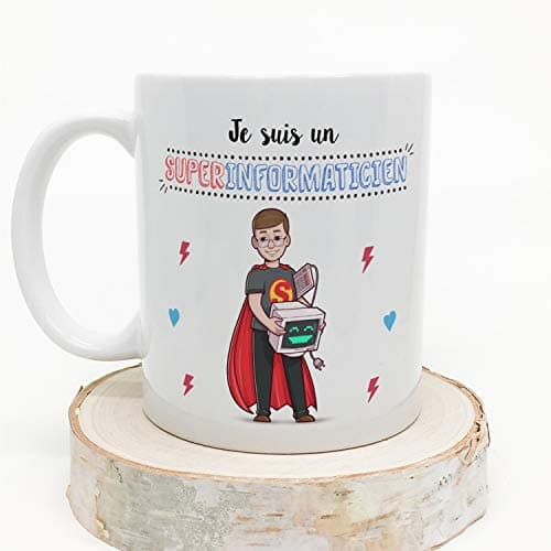 MUGFFINS Mug/Tasse Informaticien (Meilleur du Monde) - Idées Drôles Informatique