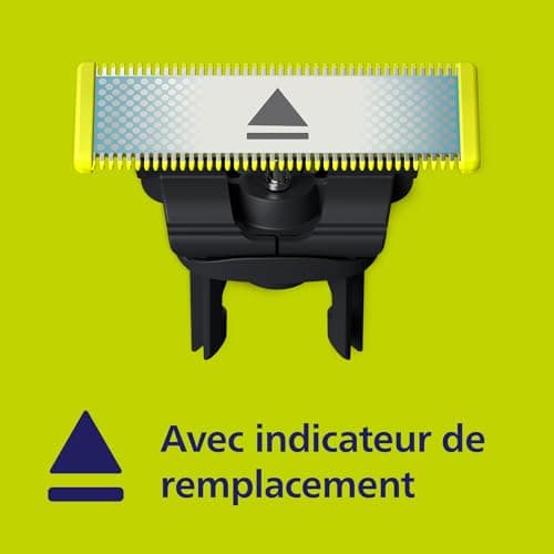 Philips Genuine OneBlade - lame de rechange anti-frottement, pour rasoir/tondeuse électrique OneBlade, 1 unité, modèle QP215/50