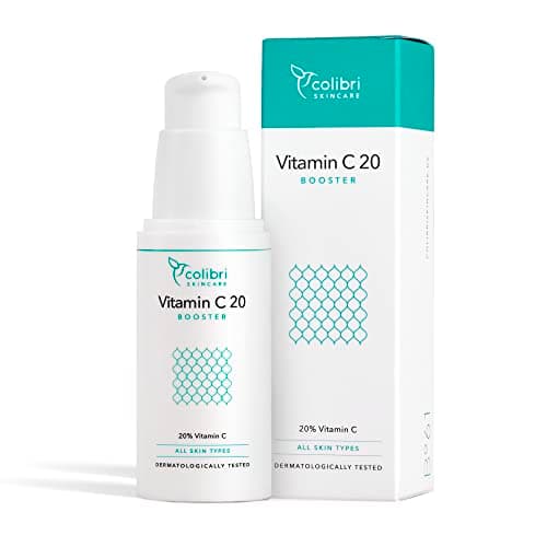 colibri skincare VITAMIN C20 BOOSTER (30ml) - Sérum visage à la vitamine C - Soin du visage à haute concentration qui combat les taches pigmentaires - Sérum vitamin c visage