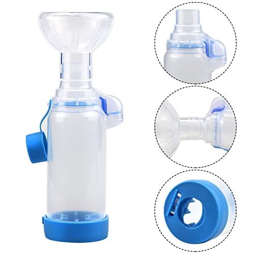Xunboo Entretoise d'inhalateur de Chambre pour Animaux de Compagnie pour Chat ou Chien avec indicateur de Respiration Exclusif (Masque pour Chat)