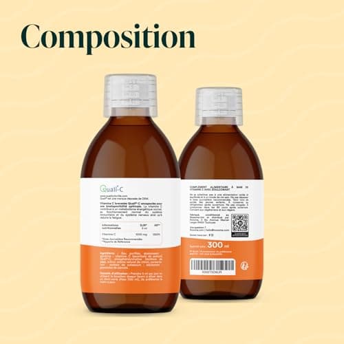 Vitamine C liposomale 1000mg | Dosage Puissant & Absorption Maximale | 100% Quali®-C Vitamin C | Système Immunitaire & Fatigue | Fabriqué au Royaume-Uni | Bouteille 300 ml | NOVOMA (ex Nutrivita)