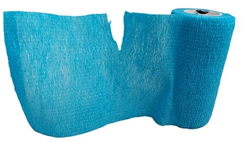 PintoMed - Bandage Cohésif - 3 Bleu + 3 Violet - 6 Rouleaux X 10 cm X 4,5 m Autoadhésif, Sports Bande, Premiers Secours Adhésif, Vet Wrap