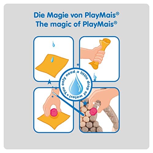 PlayMais MOSAIC Dream Unicorn kit de loisirs créatifs pour filles et garçons à partir de 3 ans I plus de 2300 PlayMais & 6 modèles de mosaïque avec des licornes I stimule la créativité et la motricité