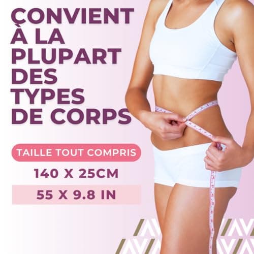 Swiss Activa+ XL Waist Trimmer pour Femmes - Sculpt Touch : Tailleur de Taille Réduction Efficace de la Graisse du Bas-Ventre. Enveloppe de Taille de première qualité pour la Perte de Poids