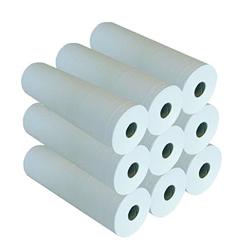 Draps d'examen point à point pure ouate 2x17.5g/m2 - Carton de 9 rouleaux - 2 plis - 135 formats 50x35cm - J226PMR- Certifié France Medical Industrie
