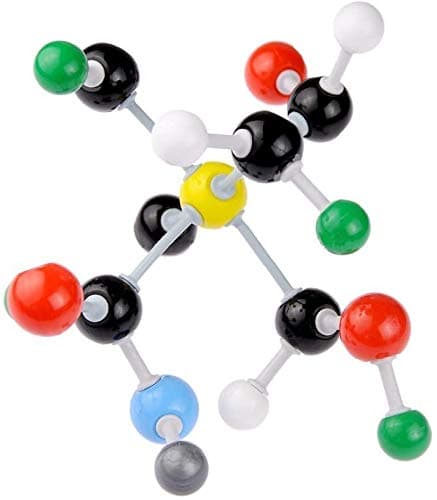 Modele Moleculaire 240Pcs, Kit Molécules Chimie Organique avec Atome Liens et Guide D'instruction pour Les Enseignants et Scientifiques par Poweka
