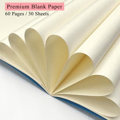 DWIYITTN Carnet de Notes A5, Lot de 24 Cahiers A5 Kraft, 60 Pages/30 Feuilles Bloc-Notes Blanc Carnet de Voyage pour Bureau Agenda L'école L'écriture, Brun