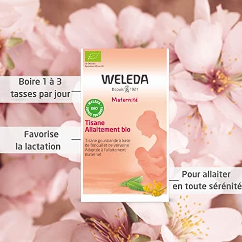 WELEDA - Tisane Allaitement - Favorise l'Allaitement Maternel - Bio - 20 Sachets de 2 g