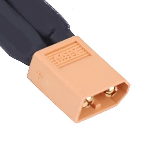 2Types 60 Adaptateur de connecteur de Pack de Batterie parallèle Câble 14AWG Câble d'adaptateur parallèle Remplacement pour RC Lipo(1 Female to 2 Male)