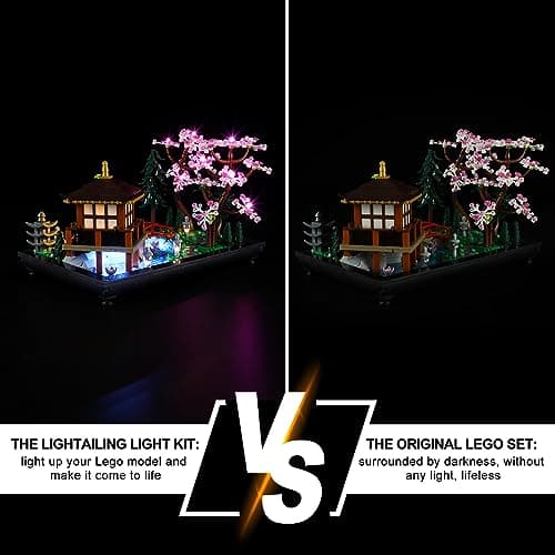 LIGHTAILING Kit d'éclairage LED pour Lego- 10315 Le jardin paisible Modèle de blocs de construction - Jeu de lumière LED compatible avec le modèle Lego (Ne pas inclure le modèle Lego)