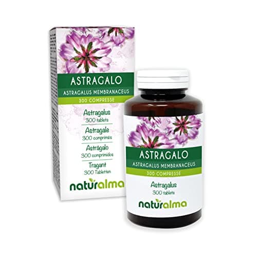 Astragale (Astragalus membranaceus) racines Naturalma - 150 g - 300 comprimés - Complément alimentaire - Naturel et Végétalien