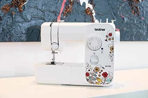 Brother JX17FE (Fantasy Edition) Machine à Coudre électrique pour Débutants, Portable, 17 Points différents, Couture automatique, points utiles, élastiques et décoratifs, Multifonction
