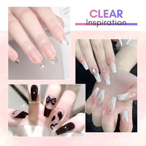 Makartt Poly Nail Extension Gel - Long Lasting Nail Builder Gel de Construction Ongle, Acrylic Thickening Gel pour Beginner and Professional, Quick Extender Gel UV/LED pour Nail Art, 50ML(Transparent)