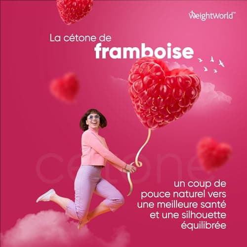 Cétone de Framboise Pure 1200mg - 180 Gélules Vegan (6 Mois) - Avec Extrait de Framboise Pure & Puissante - Idéal Pour Régime Keto Gélules - Source Riche En Cétones Exogènes - Bien-Être Global