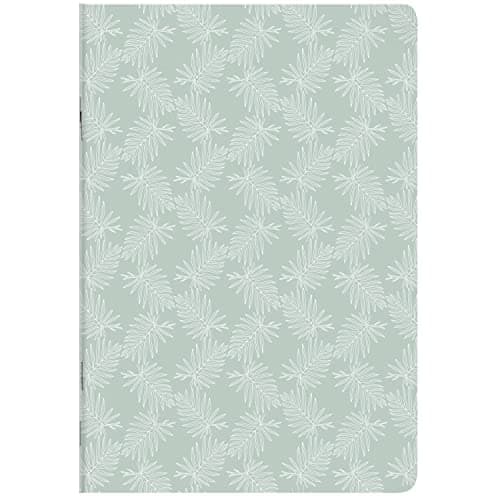Clairefontaine 115763C - Un Cahier Piqué Motifs Végétal A4 21x29,7 cm 96 Pages Lignées avec marge papier blanc 90g - Collection Jungle Harmony - 2 visuels, livraison aléatoire