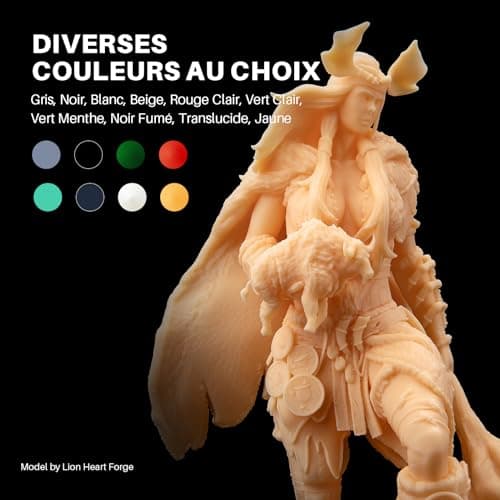 ELEGOO Résine ABS Like 3.0, Beige 1000g, Résine d'Imprimante 3D Photopolymérisation UV 405 nm pour Impression 3D LCD/DLP, avec Résistance et Ténacité Améliorées, Haute Précision, Faible Viscosité