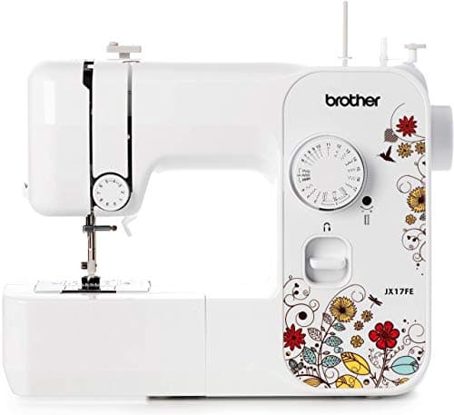 Brother JX17FE (Fantasy Edition) Machine à Coudre électrique pour Débutants, Portable, 17 Points différents, Couture automatique, points utiles, élastiques et décoratifs, Multifonction