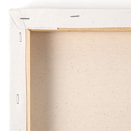 BK BILDERRAHMEN KOLMER 4 Toiles B.K. Deep Edge | 60x60 cm | sur Chassis, Pur Coton