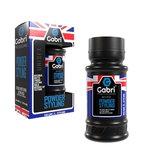 Gabri Poudre coiffante 21 g | Poudre de poussière épaississante volumisante | Tenue flexible | Aspect mat | Contrôle maximal | Poudre texturisante pour homme et femme (Volume Styling, 21g)