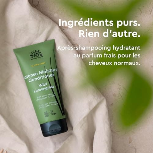 Urtekram Intense Moisture Blown Away Après Shampoing Biologique 180 ml, 1 Unité