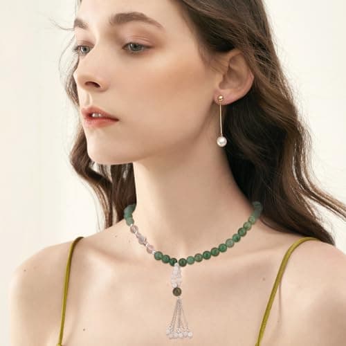 OLYCRAFT 200 pièces 8mm Perles D'Aventurine Vertes Naturelles Perle Pierre Naturelle Perles Rondes en Vrac Perles de Pierres Précieuses Pierre D'Énergie pour Bracelet Collier Fabrication