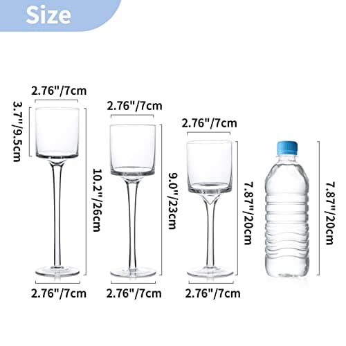 NUPTIO 1 Ensemble Bougeoirs Verre pour Bougie Pilier et Bougies Flottantes, Bougeoir Photophore en Verre Bougeoirs Table Clairs pour Pièce Maîtresse Fête Mariage Noël Halloween Décor À la Maison