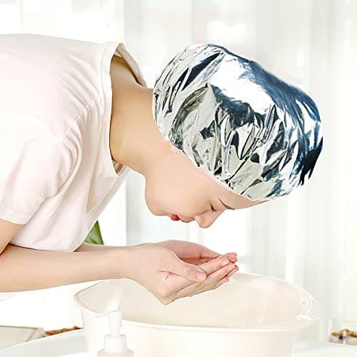 Bonnet Cheveux Soin, Hillylolly Bonnet de Soin Cheveux, Bonnet Coiffure Chauffant, 10 Pièces Bonnet Auto Chauffant, Pour Salon De Coiffure De Spa