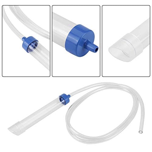lyrlody Changement d'eau Manuel pour Aquarium, Kit de Nettoyage de Gravier D'aquarium avec Siphon 150 Cm Pompe à Siphon à Dégagement Rapide Filtre égouttoir à Poisson sous Vide pour Aquarium