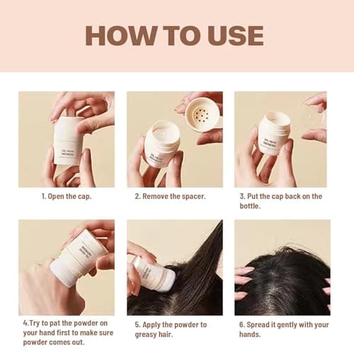 Poudre pour le volume des cheveux, poudre pour la ligne des cheveux qui dissimule instantanément la chute des cheveux, poudre pour la retouche des racines pour hommes et femmes, 10g (Light Brown)