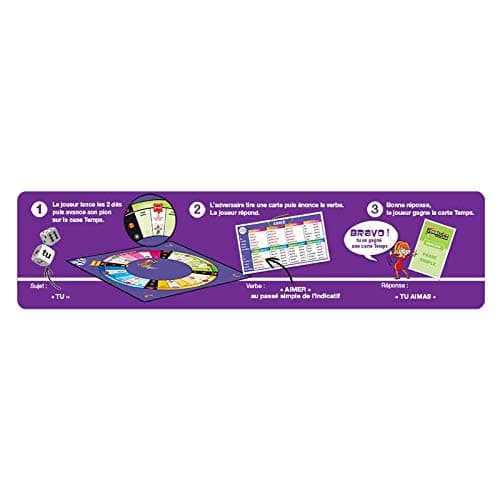 mattika Editions - Verbillico Junior – Jeu de société éducatif - mémoriser Tous Les Modes de l’infinitif - conjugaison - Dès 7 Ans