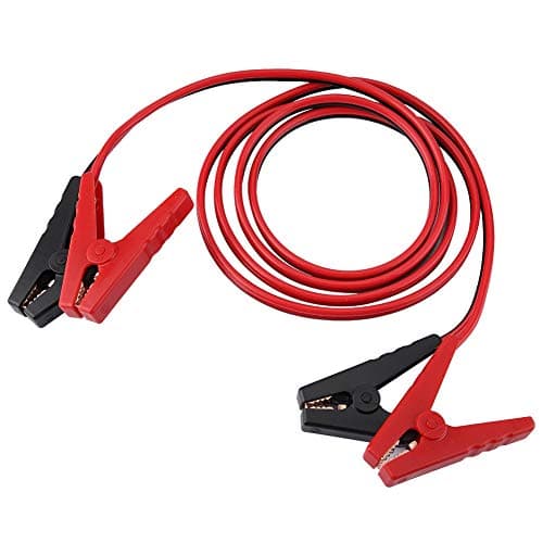 EBTOOLS Câble de démarrage d'urgence 2.5M Câble de cavalier de démarrage automatique de voiture 12-24V Clip de fil de batterie de d'alimentation de secours universel