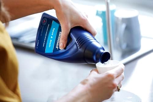 BISSELL Formule Spot et Stain | Pour vos Étoffes d’Ameublement, Tapis et Moquette | 1 Litre Formule Nettoyante | À Utiliser Avec Spotclean/Spotclean Pro | Parfum Frais | 1084N