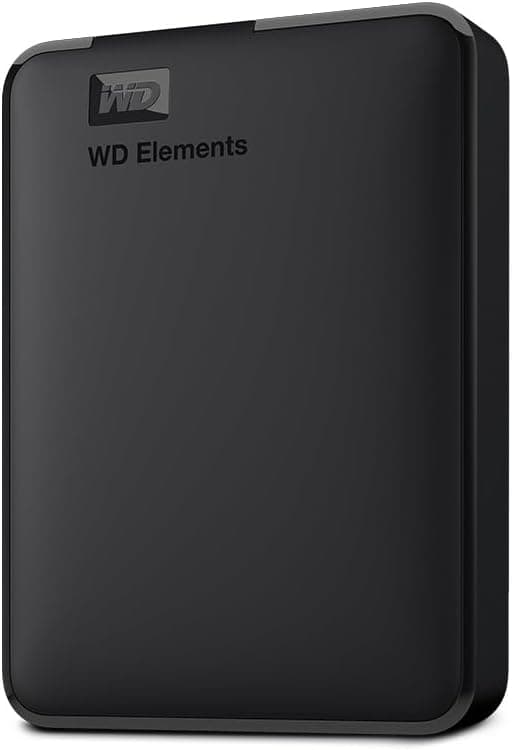 WD 6 to Elements Disque Dur Portable Externe, USB 3.0, Plug-and- Play, formaté pour Windows, Noir