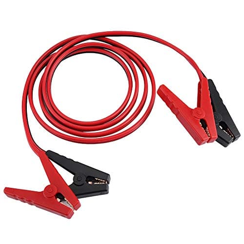 EBTOOLS Câble de démarrage d'urgence 2.5M Câble de cavalier de démarrage automatique de voiture 12-24V Clip de fil de batterie de d'alimentation de secours universel