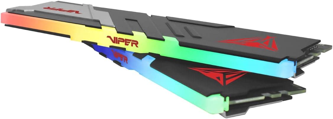 Patriot Viper Venom RGB DDR5 RAM 32 Go (2X16 Go) 6000MT/s CL30 UDIMM Desktop Gaming Memory Kit - PVVR532G600C30K
