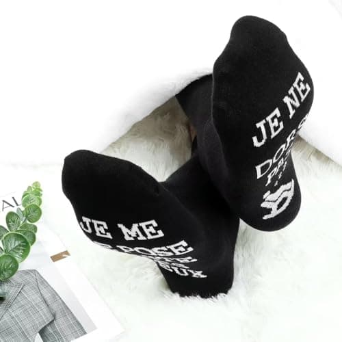 Chaussettes Unisexe Rigolotes Humour Coton Fantaisie 39-46,Un Cadeau Original Pour Anniversaire, Noël et La Saint