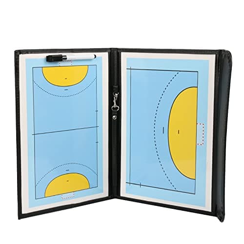 RoseFlower Tableau Tactique de Handball - 12.6" x 9.6" Tableau Magnétique D'entraîneur de Handball - Tactique Board Handball Pliable - Excellents Cadeaux D'entraîneur De Handball pour Hommes