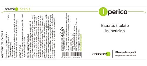 MILLEPERTUIS * 230 mg / 60 gélules * Extrait Titré en Hypéricine * Cerveau, Digestion (troubles gastro-intestinaux), Équilibre émotionnel * Fabriqué en France