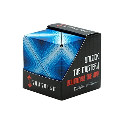 SHASHIBO Cube Transformable – Cube Antistress breveté et primé avec 36 aimants rares sur Le thème de la Terre – Peut Prendre Plus de 70 Formes (Blue Planet)